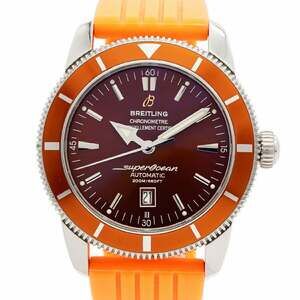 Breitling Superocean A17320 Orange Dial Men's Watch